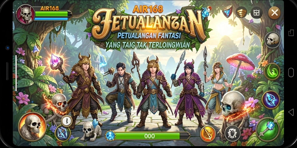 Gameplay seru dengan karakter RPG yang menarik dan dunia fantasi yang luas.