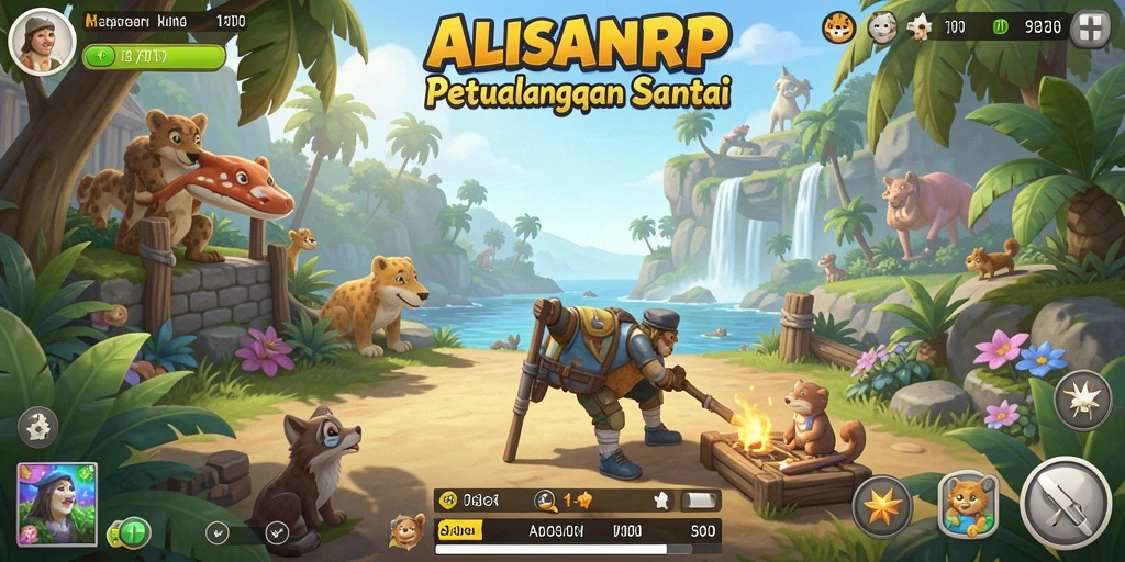 Tampilan gameplay menawan dari ALISANRP yang mengasyikkan.