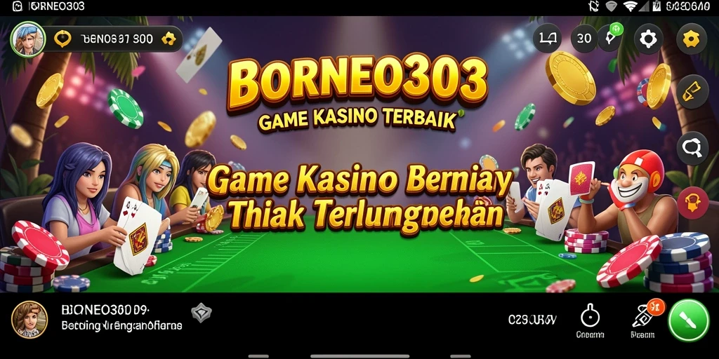 Tampilan gameplay Kasino yang menarik dan interaktif di BORNEO303.