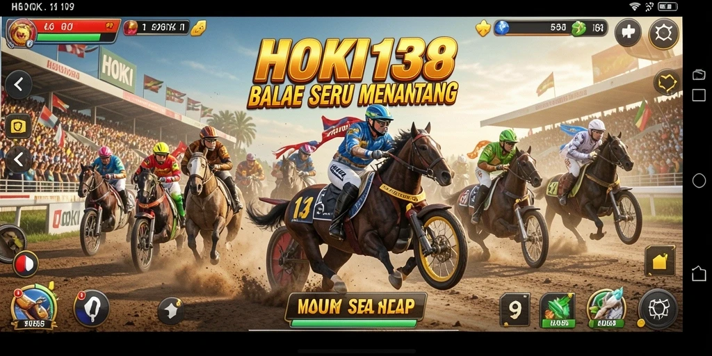 Gameplay balap HOKI138 dengan grafik yang menakjubkan.