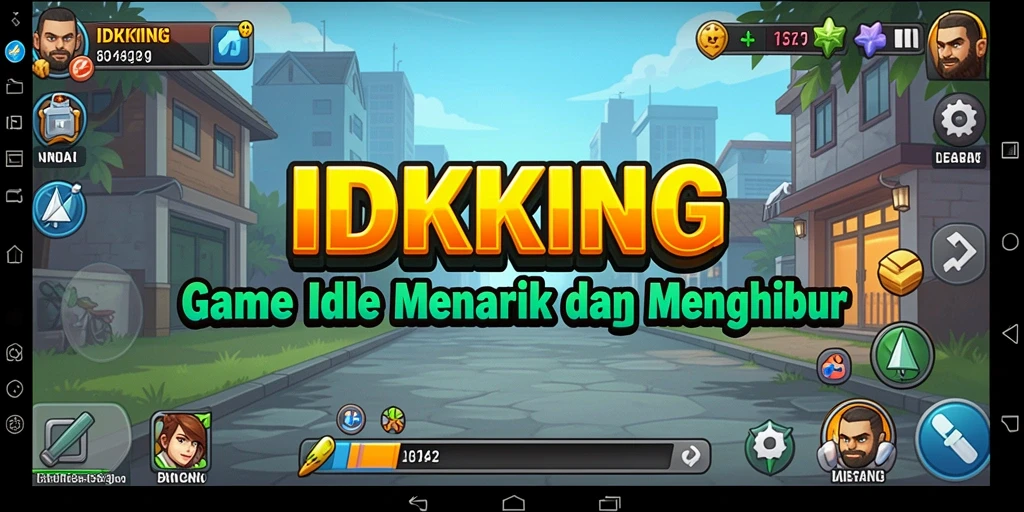 Tampilan gameplay IDRKING yang menarik dan menghibur.
