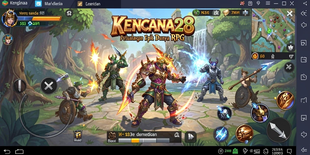 Tampilan gameplay menegangkan di KENCANA28, penuhi petualangan seru!