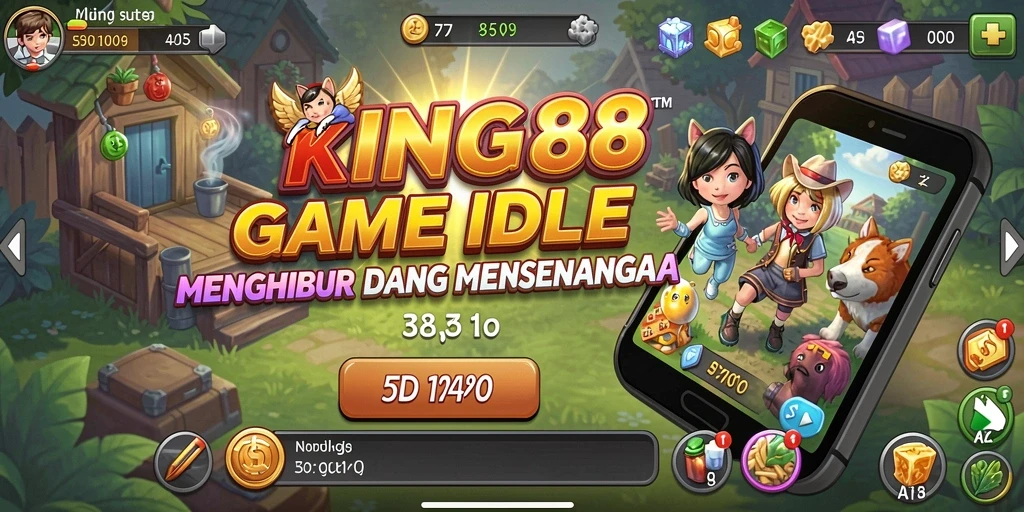 Tampilan gameplay KING88 yang menarik dan interaktif.