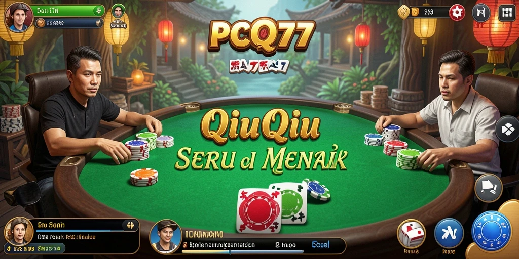 Tampilan menarik dari gameplay QiuQiu dalam PC777.