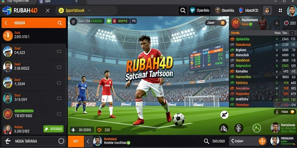 Tampilan menarik dari RUBAH4D saat melakukan taruhan olahraga.