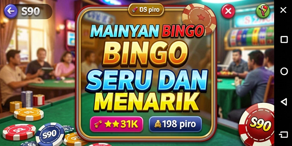 Screenshot utama S80 menunjukkan gameplay Bingo yang seru dan interaktif.
