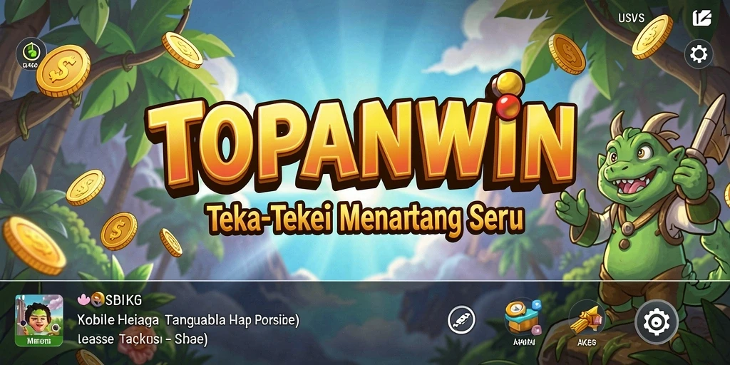Screenshot gameplay TOPANWIN menampilkan teka-teki yang menantang dan antarmuka yang menarik.